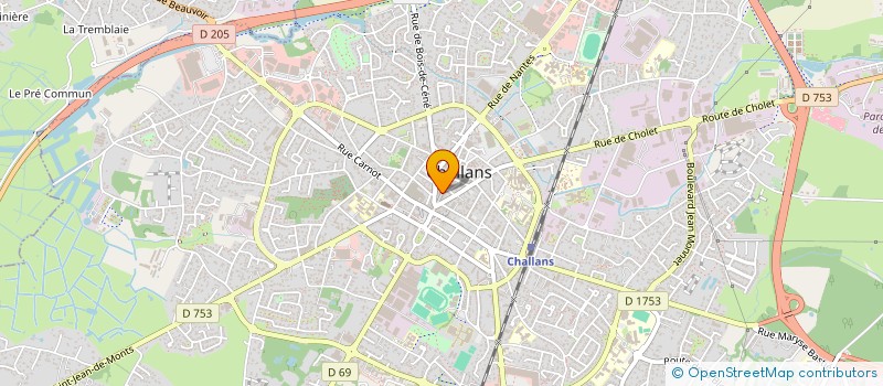 localisation de l'entreprise P.P.C. à CHALLANS