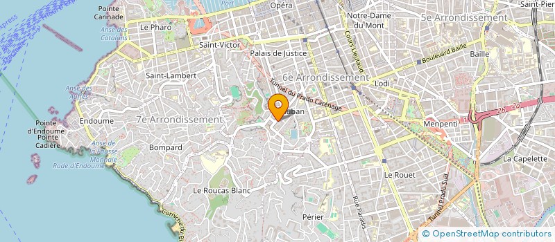 localisation de l'entreprise P.P CALCAGNI à MARSEILLE