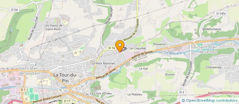 localisation de l'entreprise P&P CONSULTS  SAINT-CLAIR-DE-LA-TOUR