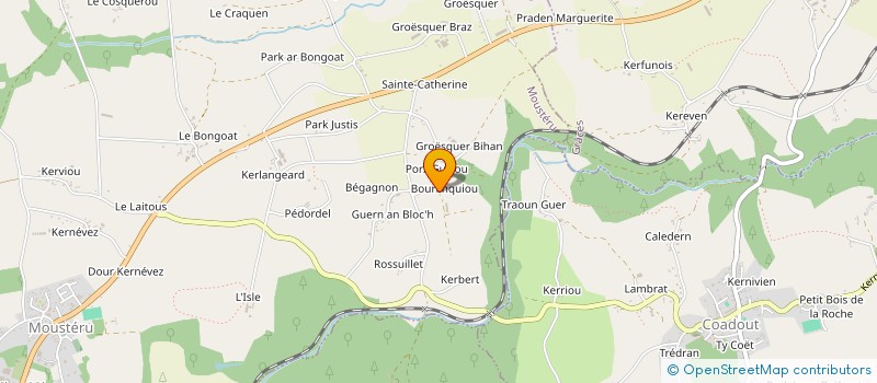 localisation de l'entreprise P.P.E. IMMO  MOUSTERU