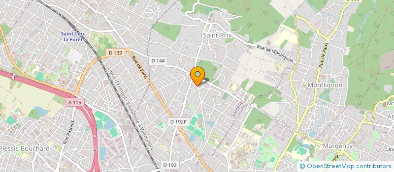 localisation de l'entreprise P.P EVENT à SAINT-PRIX