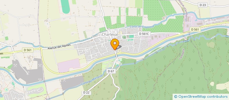 localisation de l'entreprise P P I  CHARLEVAL