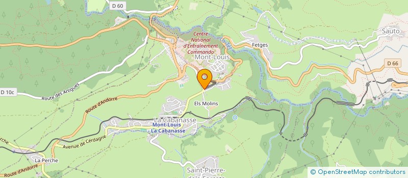 localisation de l'entreprise P.P.IMMO  LA CABANASSE