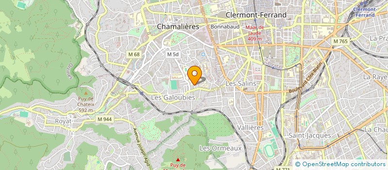 localisation de l'entreprise P.P IMMO  CHAMALIERES