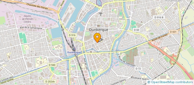 localisation de l'entreprise P&P IMMOBILIER à DUNKERQUE