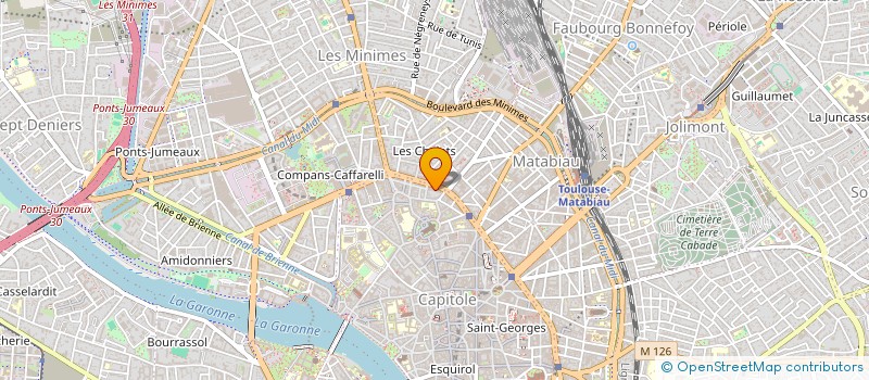 localisation de l'entreprise P&P IMMOBILIER  TOULOUSE