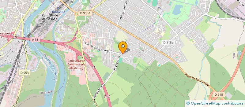 localisation de l'entreprise P&P INVEST  YUTZ