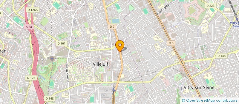 localisation de l'entreprise P.P. LOCATION  VILLEJUIF