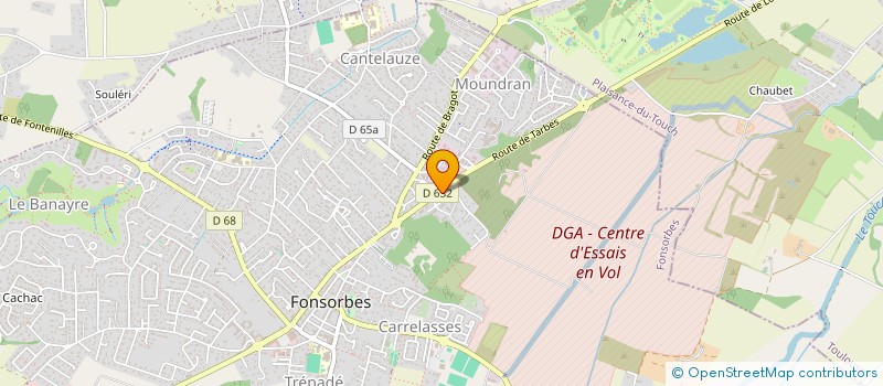 localisation de l'entreprise P P M P 31  FONSORBES