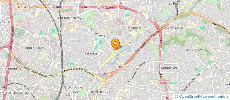 localisation de l'entreprise P.P.M.S. à MARSEILLE