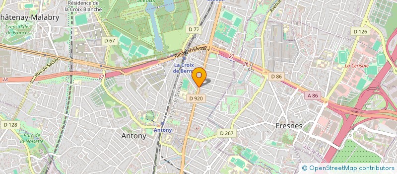 localisation de l'entreprise P.P.N.B à ANTONY