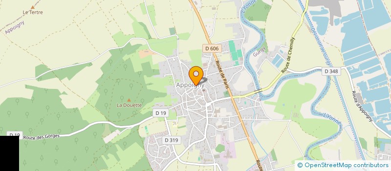 localisation de l'entreprise P.P.S  APPOIGNY