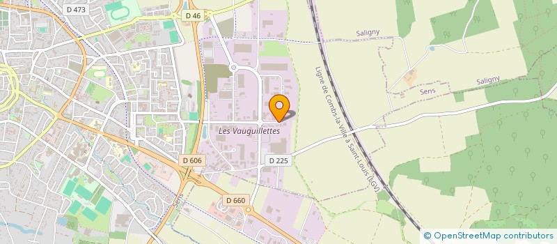 localisation de l'entreprise P.P.S.C. (PEINTURE PLATRERIE, SOLS CEKEREK)  SENS