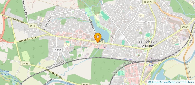 localisation de l'entreprise P P S  SAINT PAUL LES DAX  SAINT-PAUL-LES-DAX