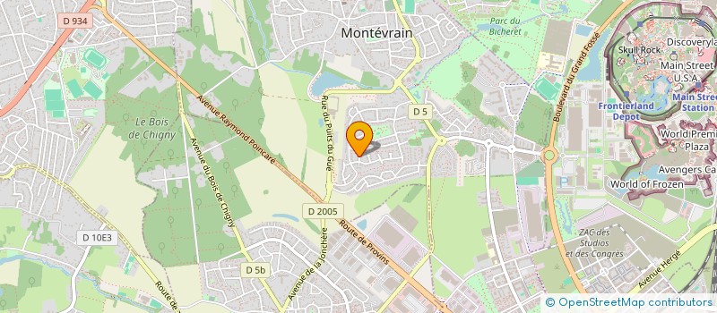 localisation de l'entreprise P&P TRAINING & CONSULTING  MONTEVRAIN