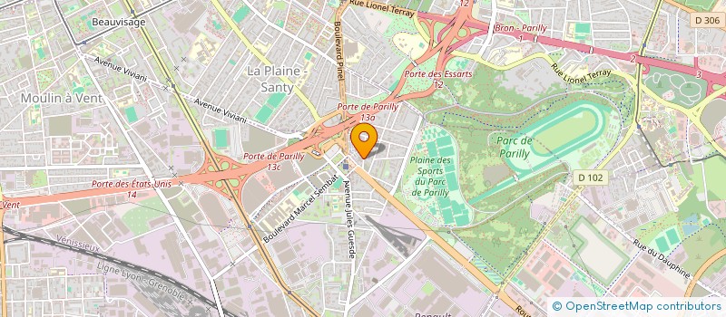 localisation de l'entreprise P PAR AUTO à VENISSIEUX