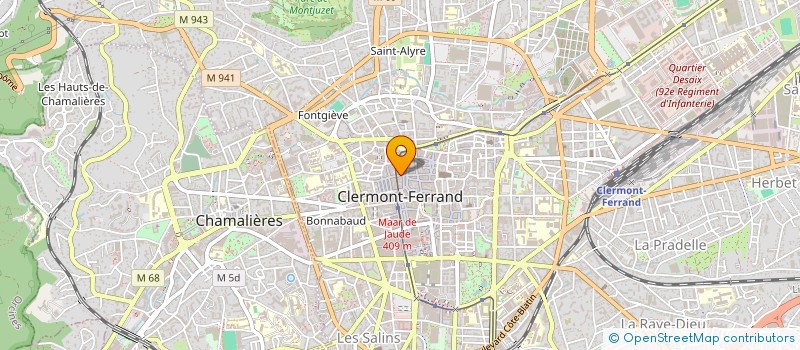 localisation de l'entreprise P&Q SOCIETE  CLERMONT-FERRAND
