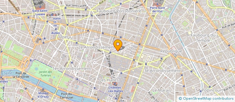 localisation de l'entreprise P R  PARIS