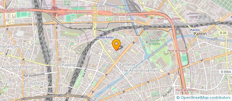 localisation de l'entreprise P&R  PARIS