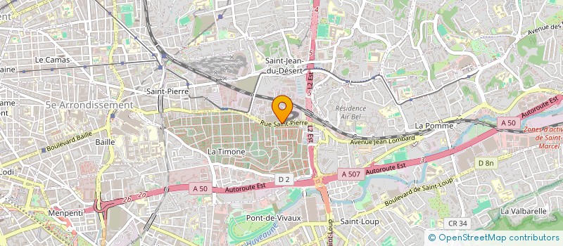 localisation de l'entreprise P.R.A.S à MARSEILLE
