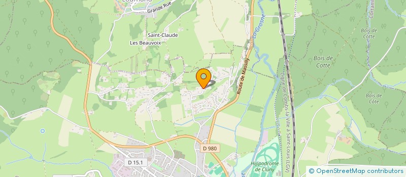 localisation de l'entreprise P.R.A.V  CLUNY