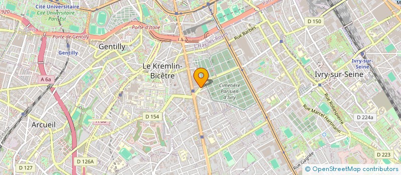 localisation de l'entreprise P R C à LE KREMLIN-BICETRE