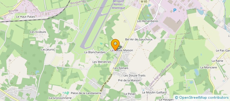 localisation de l'entreprise P.R CONSTRUCTION à SAINT-AIGNAN-GRANDLIEU