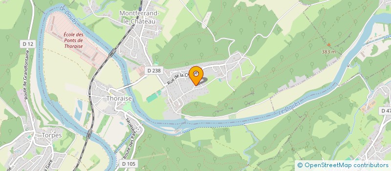 localisation de l'entreprise P&R CREATIONS ET DEVELOPPEMENTS  MONTFERRAND-LE-CHATEAU