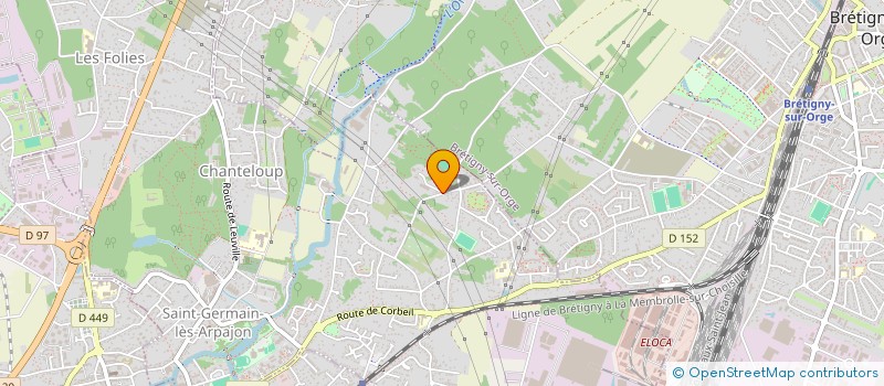 localisation de l'entreprise P R D BATIMENT à SAINT-GERMAIN-LES-ARPAJON