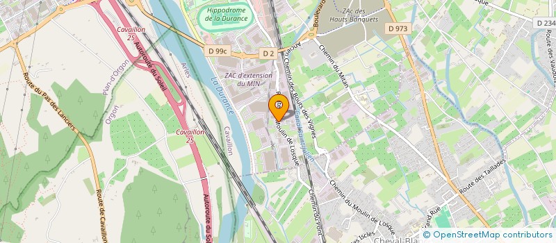 localisation de l'entreprise P.R.E.A PERPIGNAN  CAVAILLON