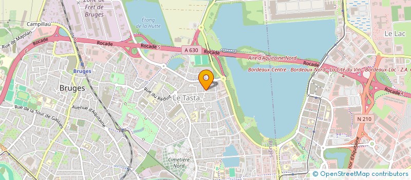 localisation de l'entreprise P.R.E. SECURITE à BRUGES