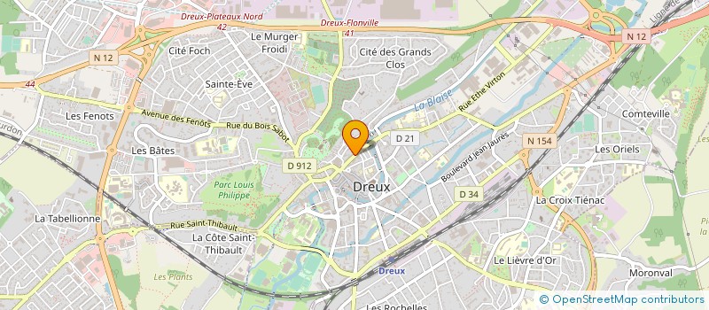 localisation de l'entreprise P R EXOTIQUE à DREUX