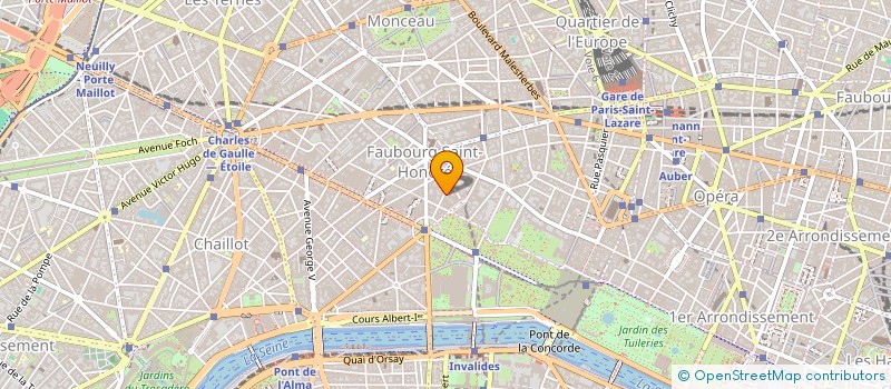 localisation de l'entreprise P.R. FRANCE SARL  PARIS