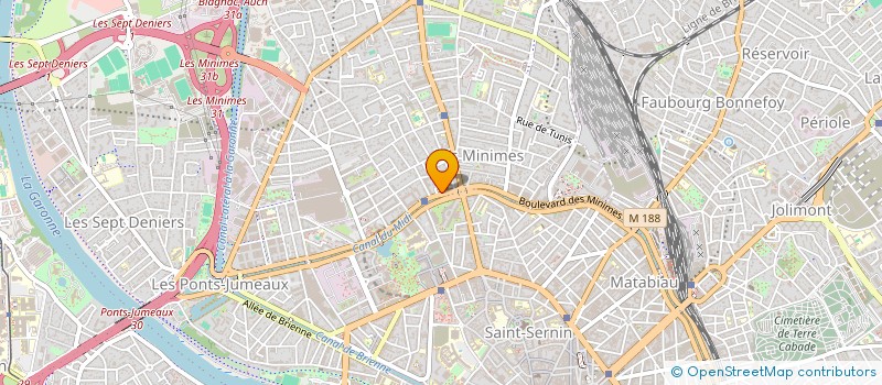 localisation de l'entreprise P.R.G.I  TOULOUSE
