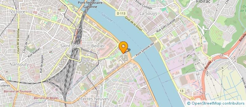 localisation de l'entreprise P&R GLOBAL-CONCEPT à BORDEAUX