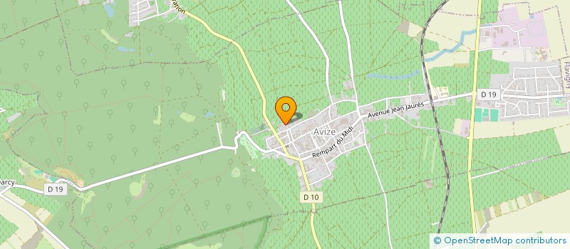 localisation de l'entreprise P.R.I.M.I.  AVIZE