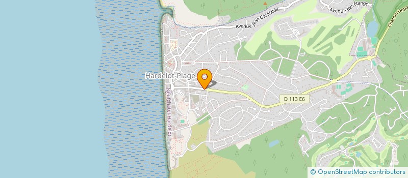 localisation de l'entreprise P.R.I.T.E.S à NEUFCHATEL-HARDELOT