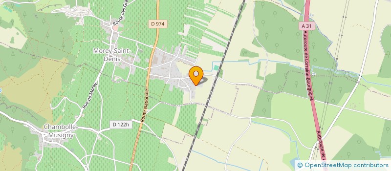 localisation de l'entreprise P & R IMMOBILIER  MOREY-SAINT-DENIS