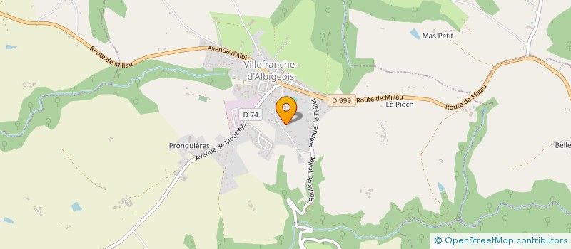 localisation de l'entreprise P & R INVESTISSEMENTS  VILLEFRANCHE-D'ALBIGEOIS