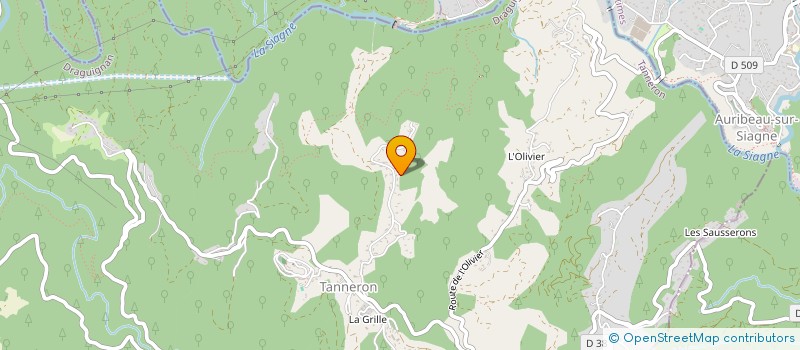 localisation de l'entreprise P.R.J.  TANNERON