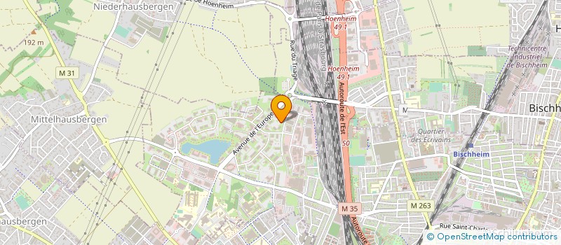 localisation de l'entreprise P.R.O.-NET PLUS+  STRASBOURG