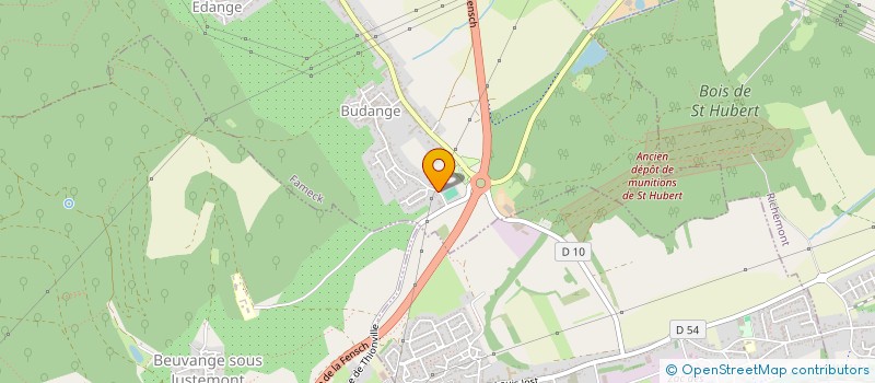 localisation de l'entreprise P.R.P.  FAMECK