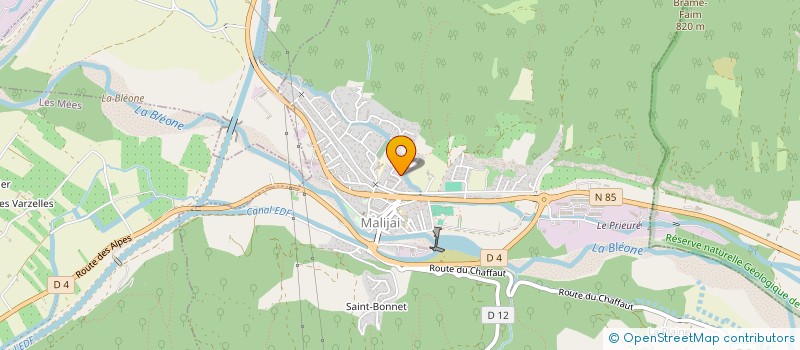 localisation de l'entreprise P.R PLOMBERIE  MALIJAI