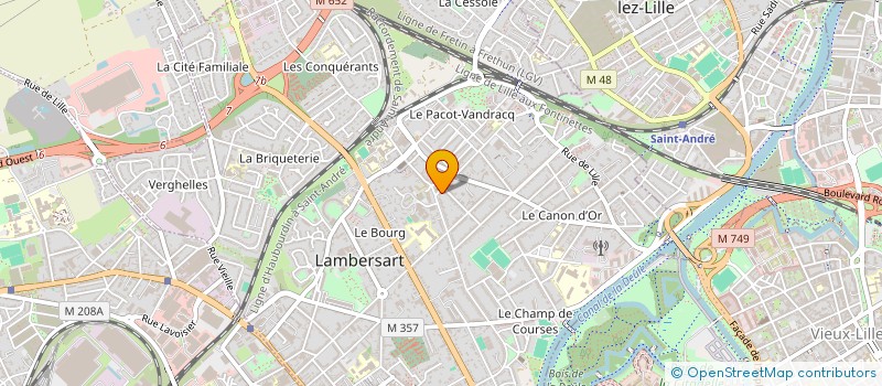 localisation de l'entreprise P.R.R.P à LAMBERSART
