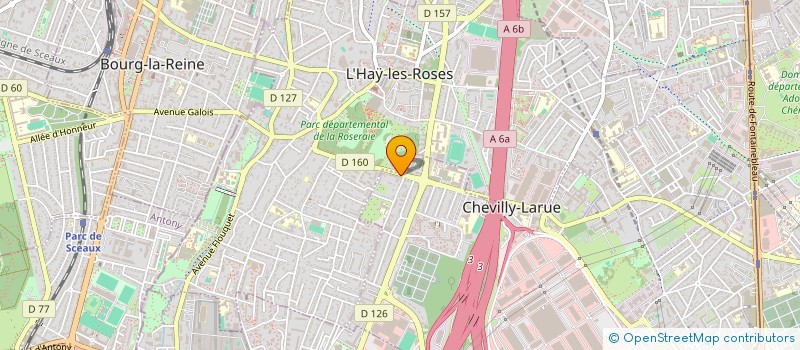 localisation de l'entreprise P R REPARATIONS  CHEVILLY-LARUE