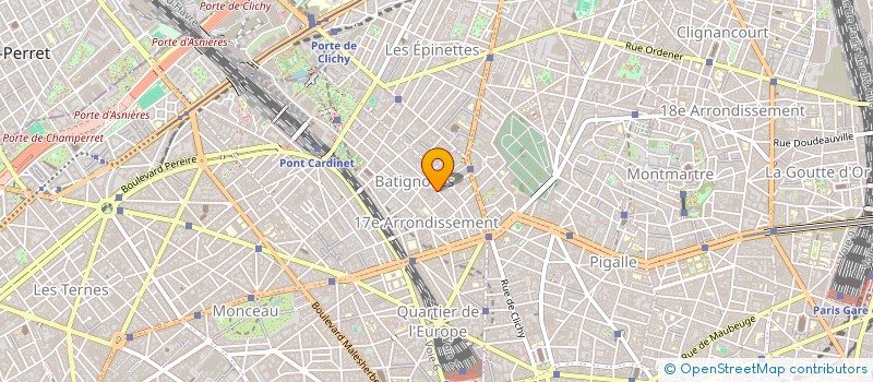 localisation de l'entreprise P R S  PARIS