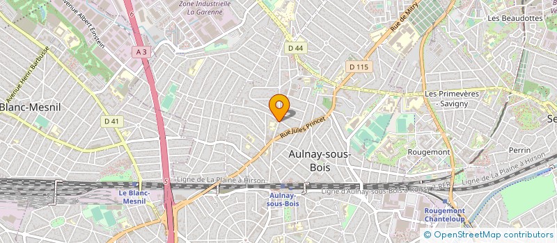 localisation de l'entreprise P R S D à AULNAY-SOUS-BOIS