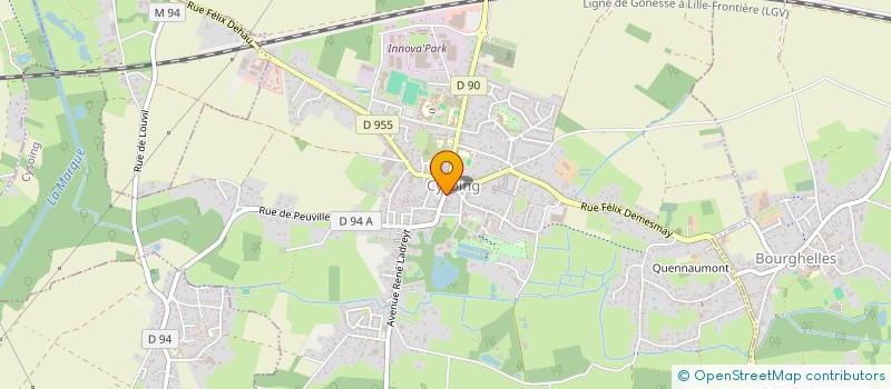 localisation de l'entreprise P-R-S PEVELE RENOV SERVICES à CYSOING
