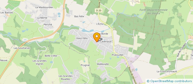 localisation de l'entreprise P.R SAS à VERNEUIL-SUR-VIENNE