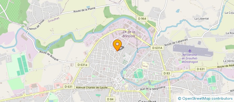 localisation de l'entreprise P & R SOLS  GRAULHET